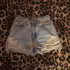 High waisted shorts